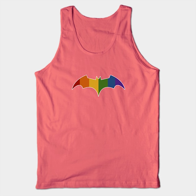 Kate Kane - Rainbow Pride Logo - LGBT Tank Top by viking_elf